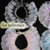 Beads Violet Princess Retro Style Lace Collar Handmade Cat/Dog Necklace 8.2-11.2